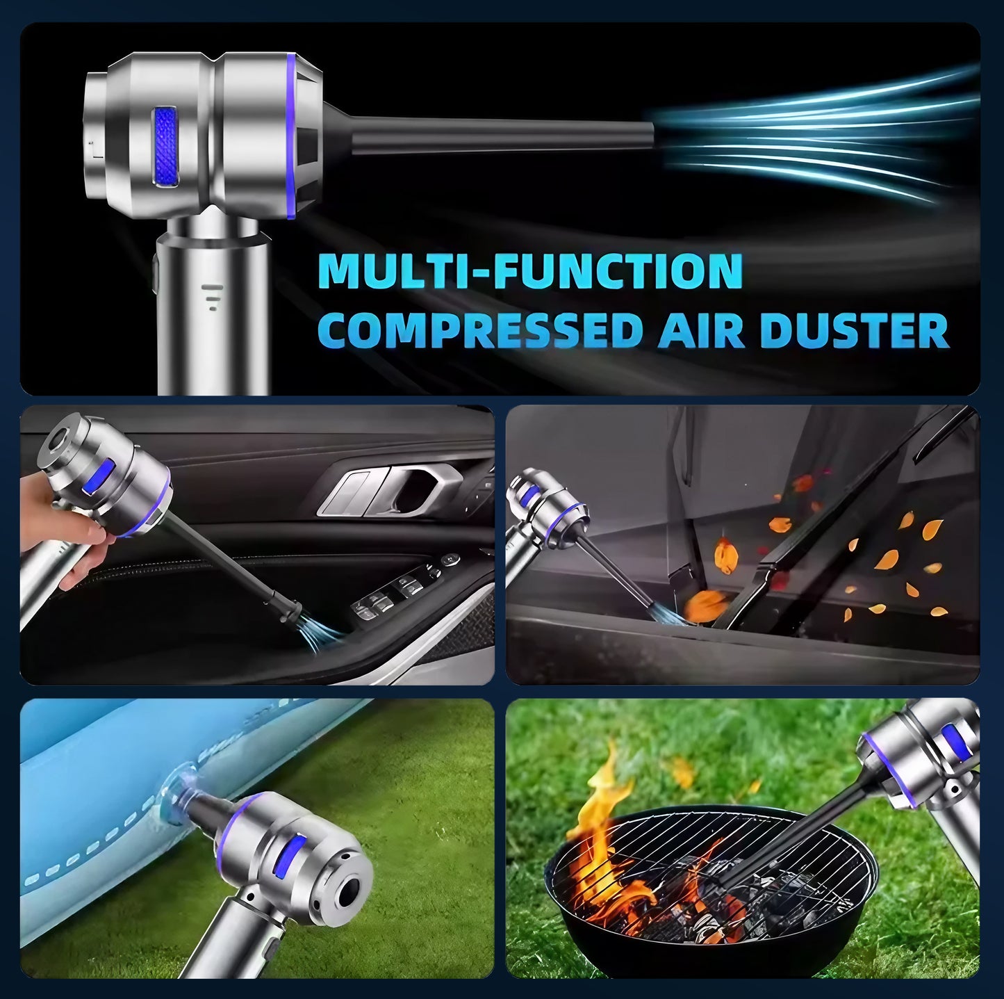 Veloticity Electric Air Duster & Vacuum