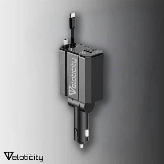 Veloticity 60W 4-in-1 Stretch & Snap Cable Charger